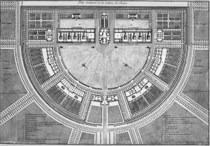Plan d'ensemble de la Saline Royale